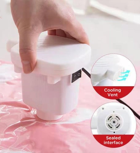 جهاز شفط هواء لأكياس التخزين