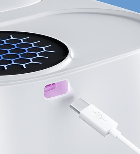 سلة مهملات فاخرة مع خاصية الشفط الاوتوماتيكي للكيس...