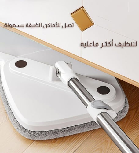 ممسحة مربعة بتقنية فصل الماء النظيف عن المتسخ الاص...