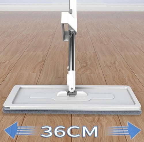 ممسحة مسطحة مع خاصية التنظيف الذاتي