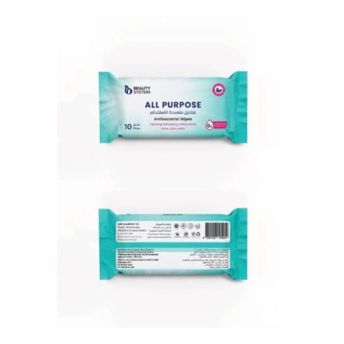 بيوتي سيستم مناديل متعددة الاستخدام خالية من الكحو...