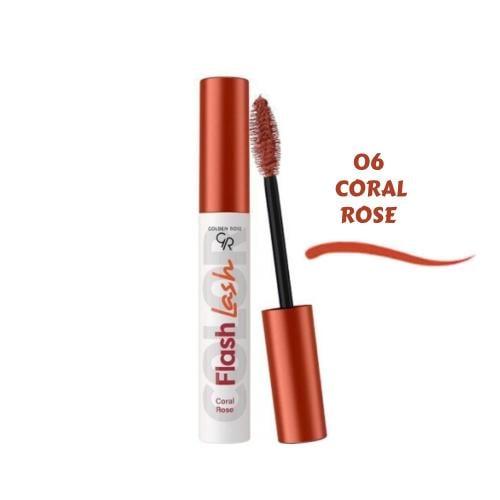 جولدن روز ماسكارا 9 مل فلاش لاش 06 ورده المرجان