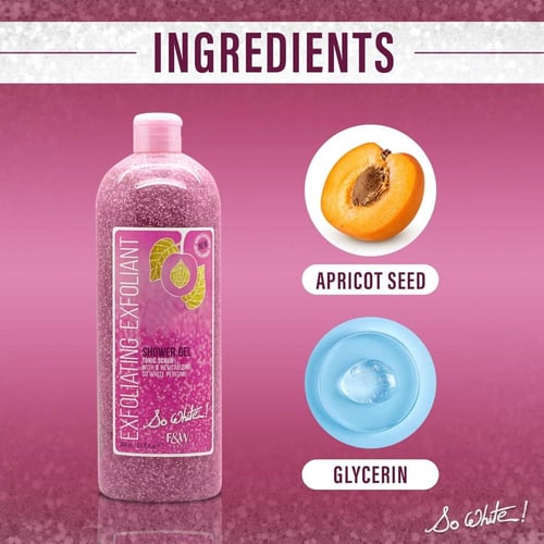 جل استحمام مقشر لتنظيف وتفتيح البشرة من فير اند وا...