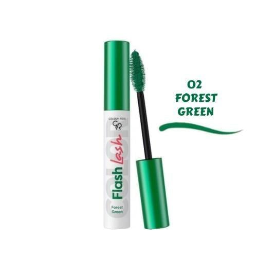 جولدن روز ماسكارا 9 مل فلاش لاش 02 غابه خضراء