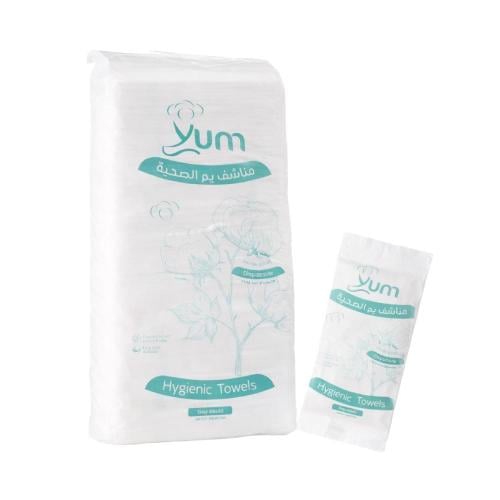 مناشف صحية لطيفة وناعمة مقاس 30 × 60 من يم - 100قط...