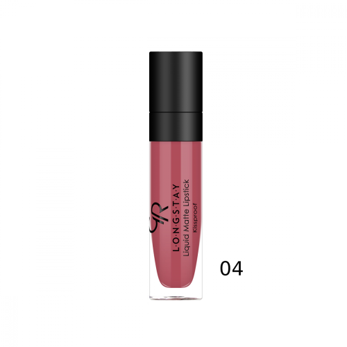 أحمر شفاه سائل مطفي يدوم طويلاً رقم04 من جولدن روز...