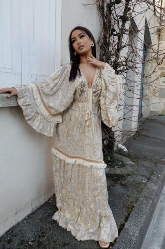 جلابيه بوهيمي بيج (فري سايز)