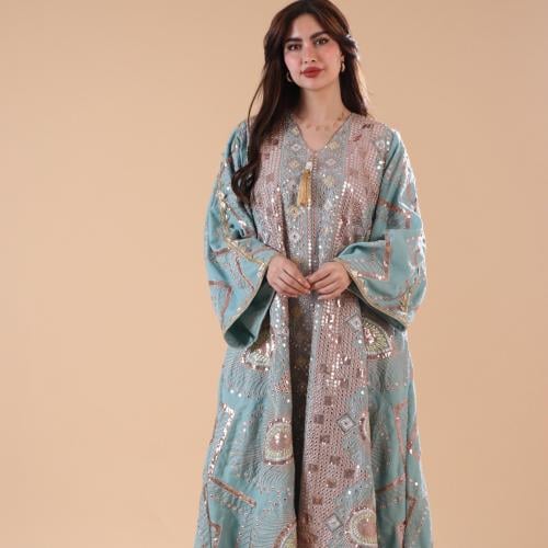 جلابية فخمة لنن هندي