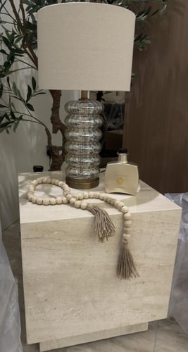 طقم طاولات ايطالي (بعجلات مخفية)