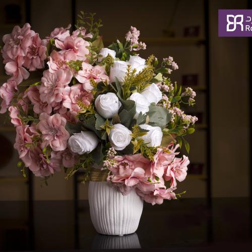 فازة ورد صناعي كشمير - RA005