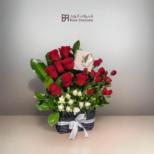 بوكية ورد احمر