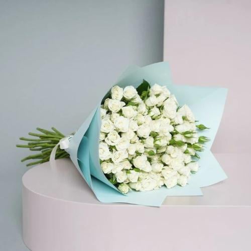 بوكيه ورد ابيض RC014