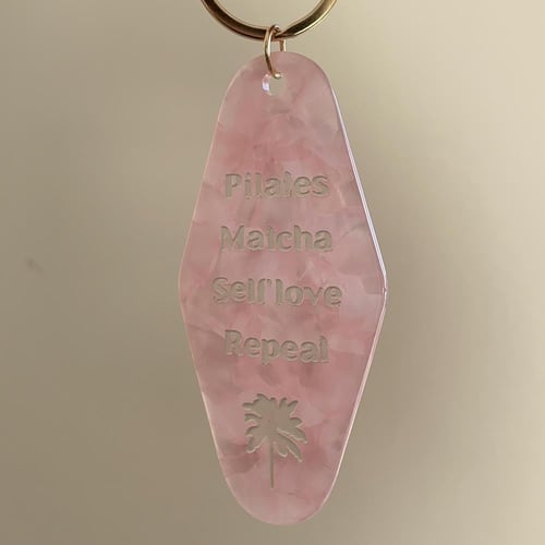 Pilates keychain