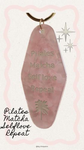 Pilates keychain
