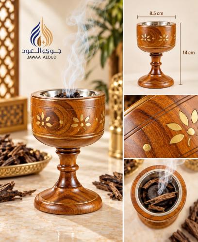 Luxury wooden incense holder size 14