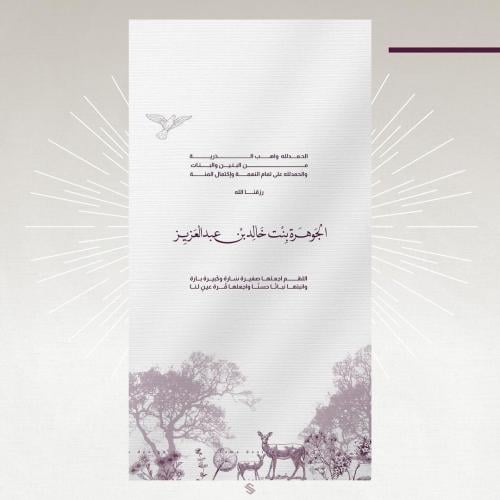 بطاقة مولودة