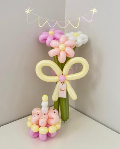 باقة بالونات الورد 1
