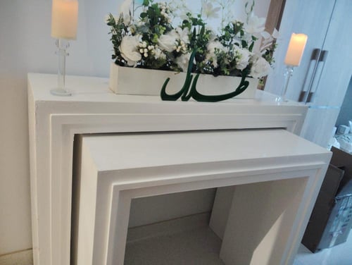 بكج الطاولات الابيض