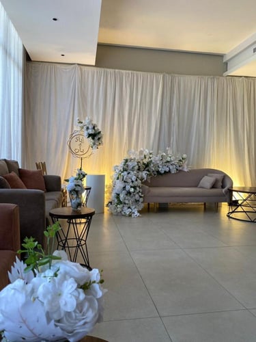 كوشة كنبة الورد