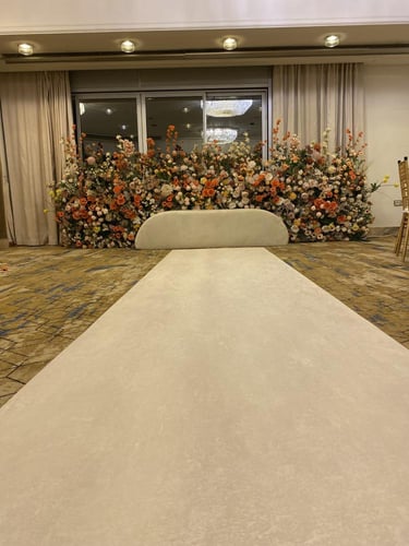 كوشة خلفية الورد