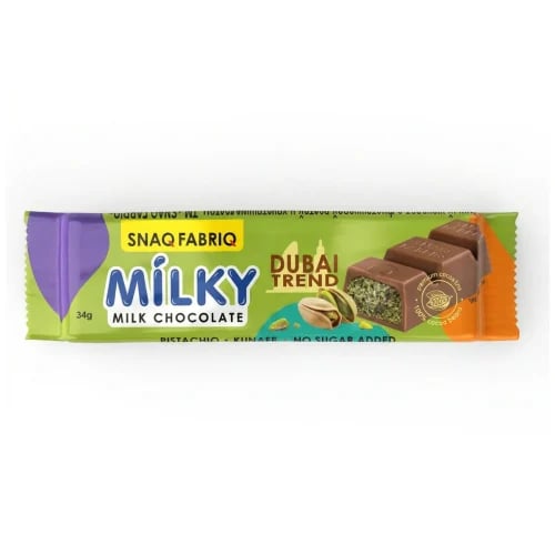 ميلكي شوكلاتة بدون سكر مضاف 34 جم SNAQ FABRIQ MiLK...