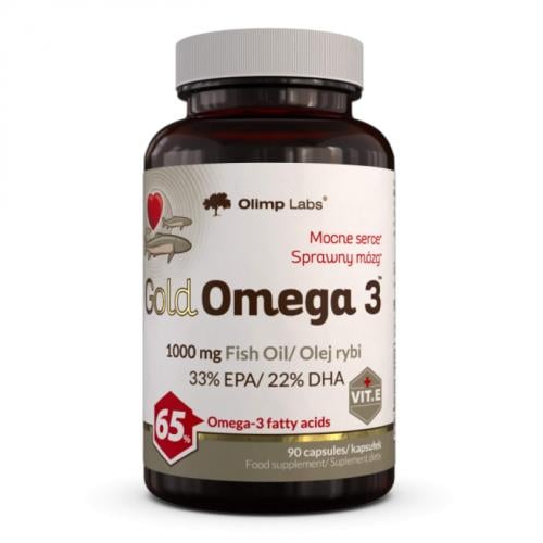 جولد اوميجا 3 - 65 % 90 كبسولة Gold Omega 3 - 65%...