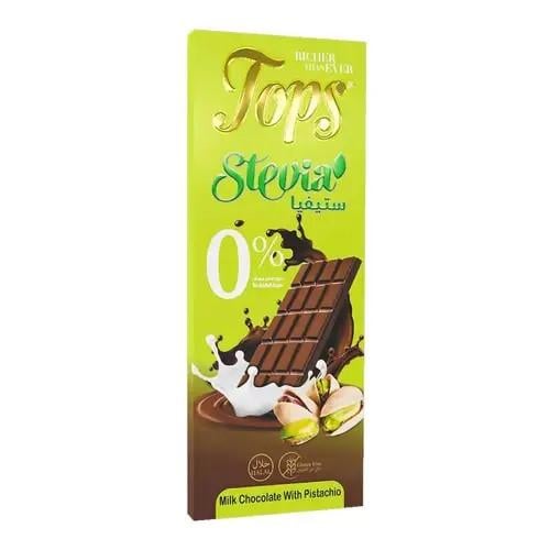 توبز شوكلاته الواح ستيفيا بدون سكر TOPS Free sugar