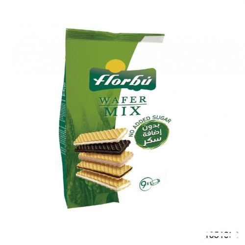 بسكويت ويفر مشكل فلوربو بدون سكر مضاف 270 جم florb...