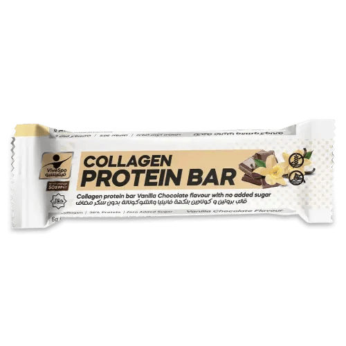 كولاجين بروتين بار بدون سكر ViveSpo Collagen Prote...