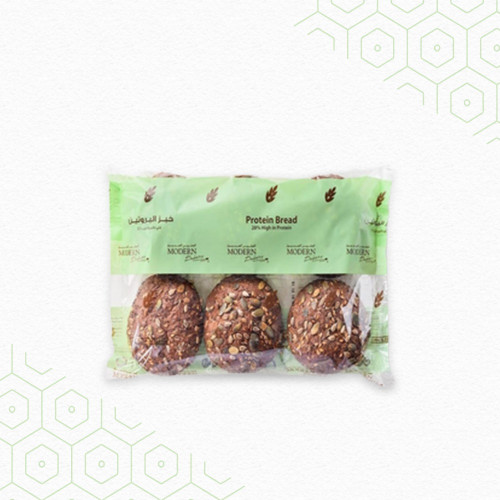 خبز برجر عالي البروتين 28%