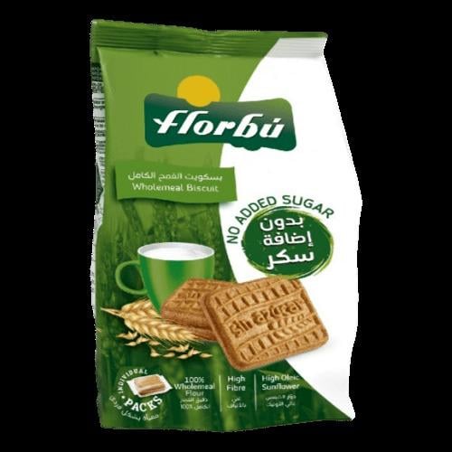 فلوربو بسكويت القمح الكامل بدون سكر 350 جم Florbu...