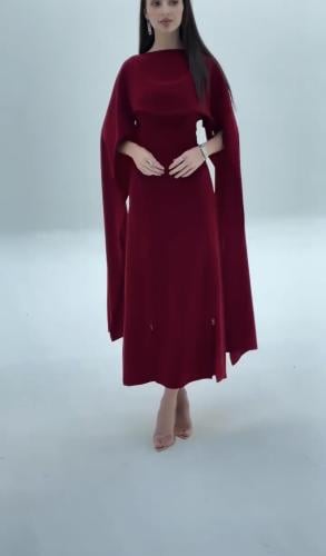 فستان جميله برغندي