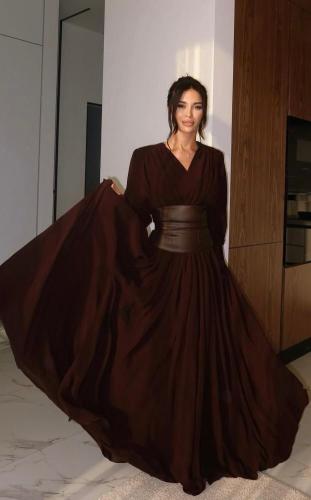 فستان ريتا بني