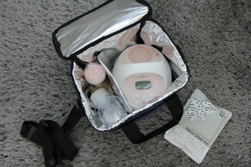 حقيبة كبيرة لجهاز سحب الحليب