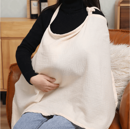 غطاء رضاعة بألوان الباستيل