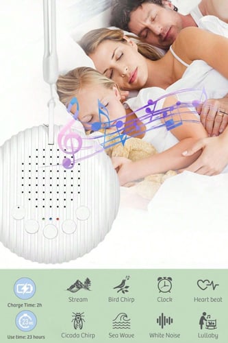 جهاز تهدئة الطفل الرضيع بأصوات مريحة ونوم هادئ