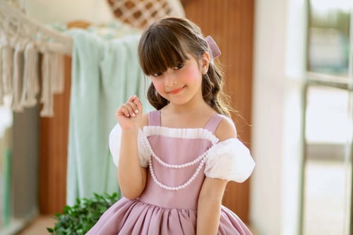 فستان عقد الولو