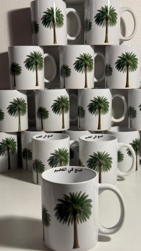 The palm tree cup made in Al-Qassim