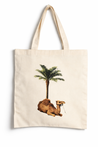 Raspberry with palm tree and camel design