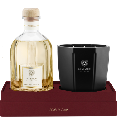 Gift Box Ambra 500 ml with Candle M - صندوق هدية م...