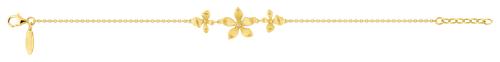 Gold plated bracelet - DSB39218E - سوار مطلي بالذه...