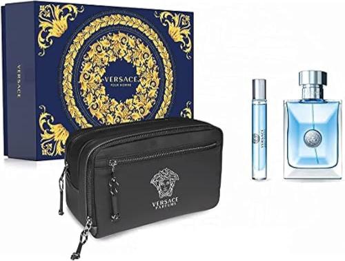 Versace Pour Homme 3pc Set For Men ( EDT 100mL + S...