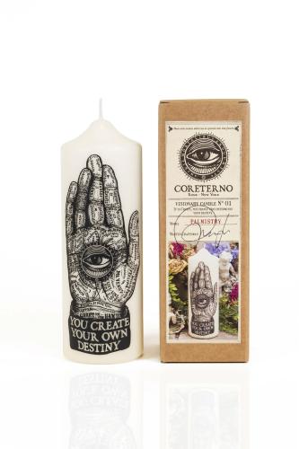 CORETTERNO PALMISTRY CANDLE - شمعة كوريترينو بالمي...