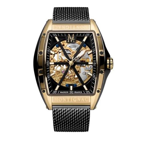 Montignac Men's Watch, Automatic Movement, Black D...