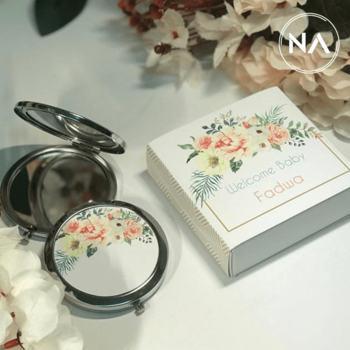 بوكس مرايا روز وبيونيا سكري – توزيعات أنيقة للمناس...