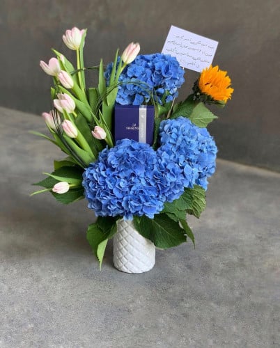 تنسيق فازه ورد