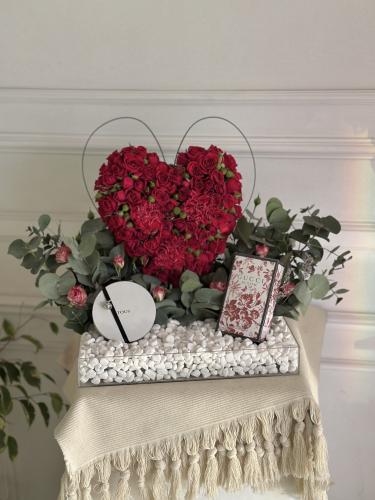 تنسيق الهديه مع قلب