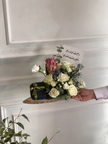 تنسيق الهديه على خشب