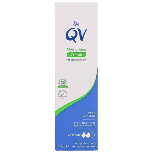 QV Moisturizing Cream For Dry And Sensitive Skin 100g