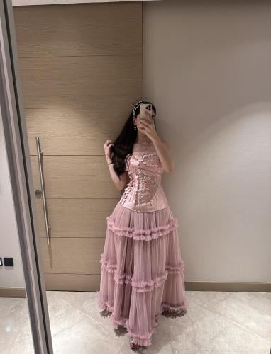 فستان سهره ميكادو مطرز فاخر1